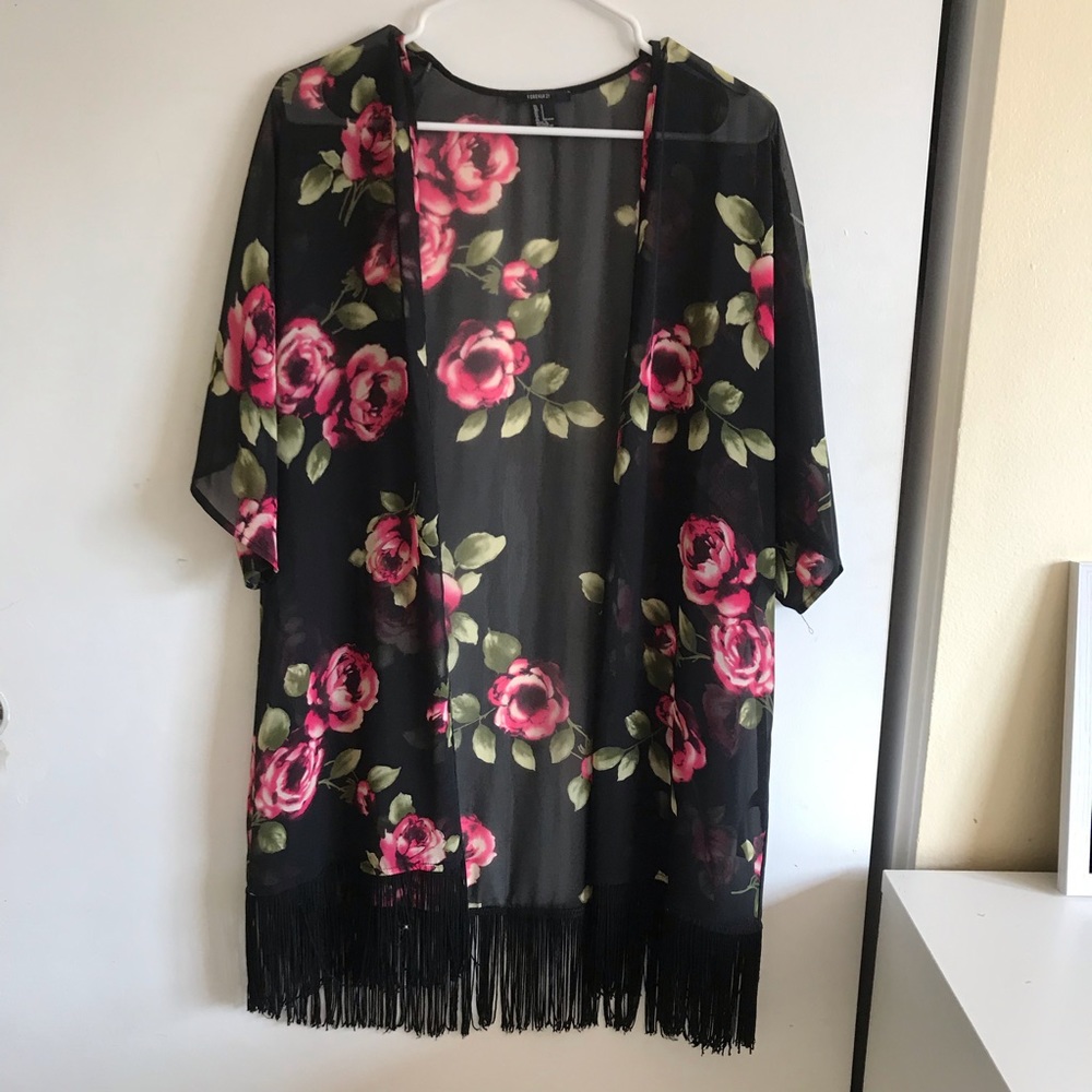 Floral kimono